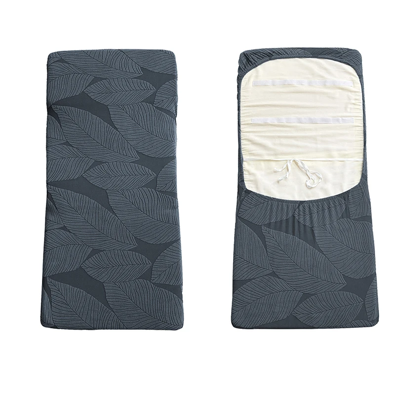 1PC Stretch Poang Chair Pad Cover Jacquard Recliner Chair Mat Protective Slipcover Soft Fleece Fabric (NO Chair, NO Pad)