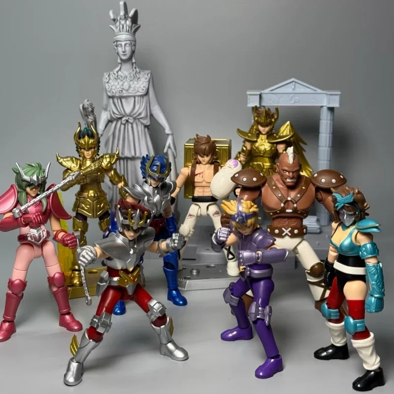 

Hot Anime Saint Seiya Galaxy Version 2 Action Figures Camus Hoyoga Dohko Milo Shiryu Pegasus Nachi Anime Figurines Toy Boys Gift