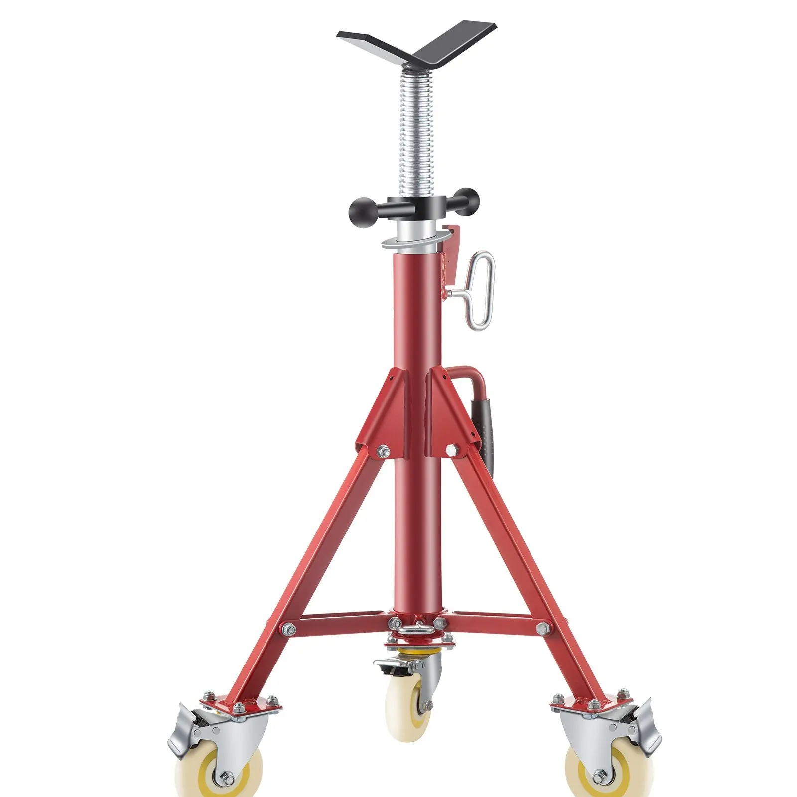 1107D Easy-to-Move Pipe Stand Pipe Vise with V-shape Head for Supporting Pipes
