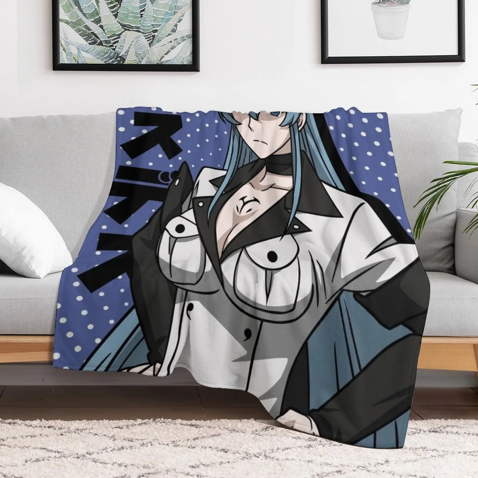 Esdeath Throw Blanket