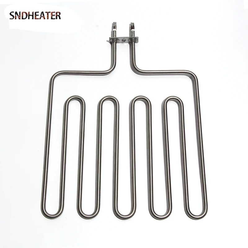 SNDHEATER BBQ Air Heater Element 2.5KW 5U Sauna Stove Grill Spare Parts 110V/220V/380V 304 Stainless Steel Oven Heater 30*42CM