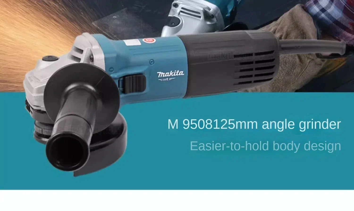 Makita M9508B Large Size Angle Grinder 125MM Cutting  Angle Polishin Power-Driven Hand Grinding Electric  Pure Copper High P