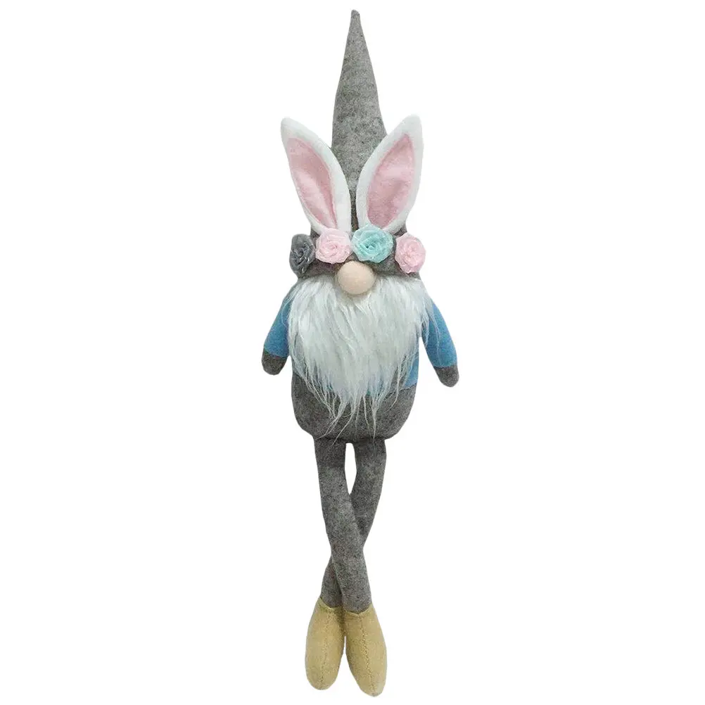 1Pcs Bunny Gnome Soft Fabric Cotton Easter Bunny Gnome Home Decoration Spring Party Table Ornament Easter Gift