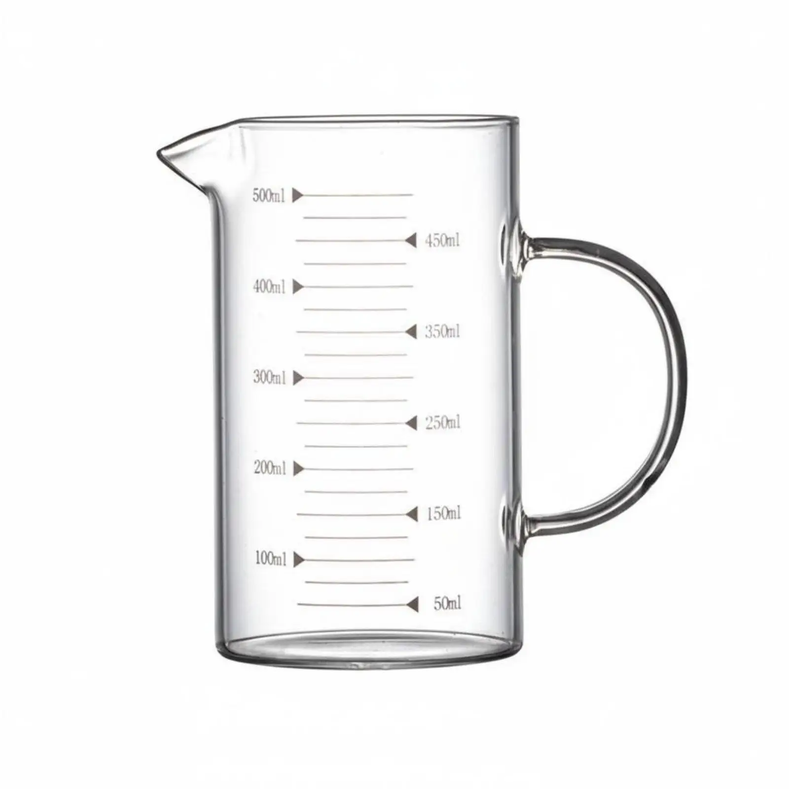 2-6pack Glass Measuring Cup Heat Resistant Borosilicate Glass Measuring Jug