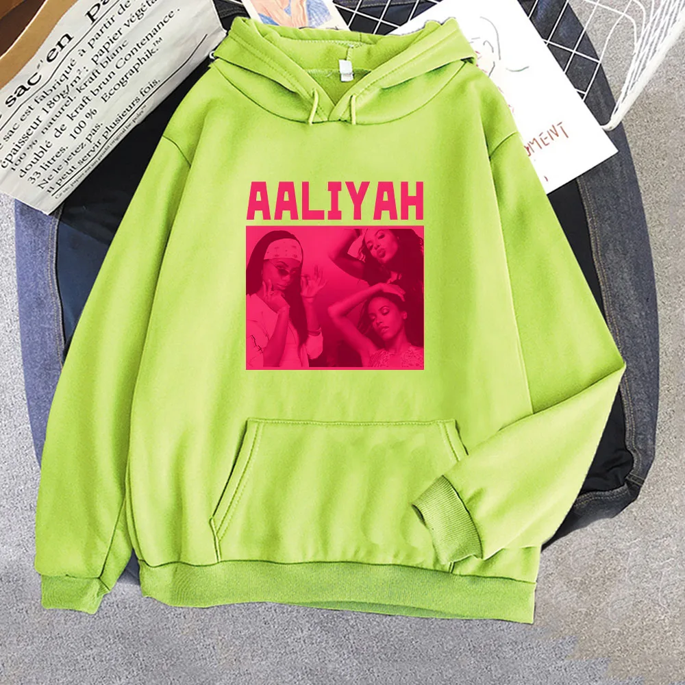 Aaliyah Aesthetic Hoodie for Women/men Beautiful Sweatshirt Graphic Printing Singer Aldult Clothing Ropa Mujer Retro Pullovers