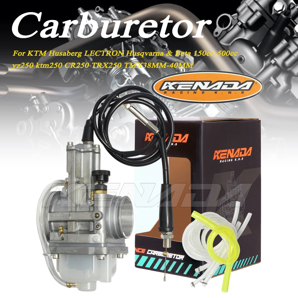 

KENADA RACING CARBURETOR Adjustable Power Jet Universal Carb H 28MM-40MM PWK For Husaberg LECTRON Husqvarna & Beta 150cc-500cc