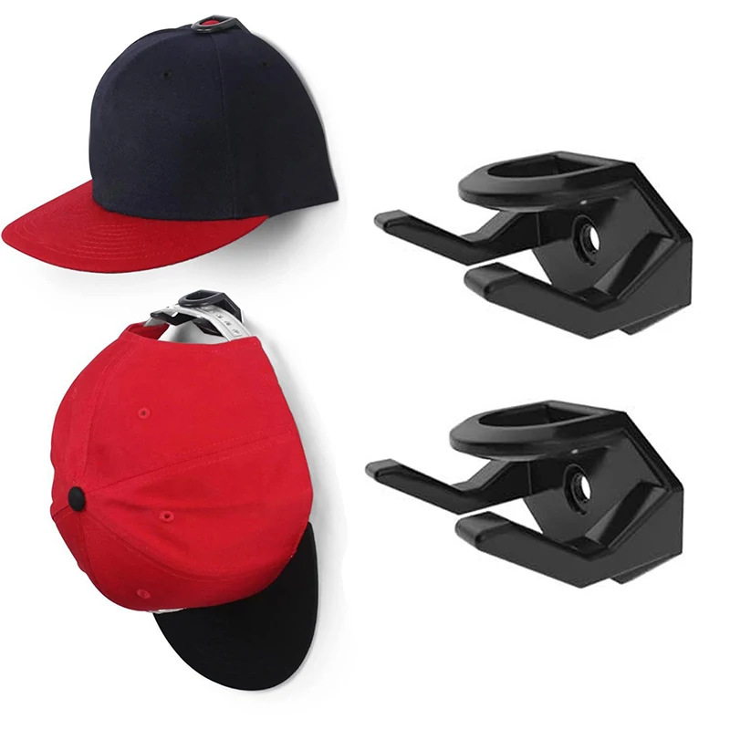 Cintres modernes pour casquettes de baseball T1, porte-chapeau, porte-chapeau T1, évaluationStorage, porte et mur, 2 pièces