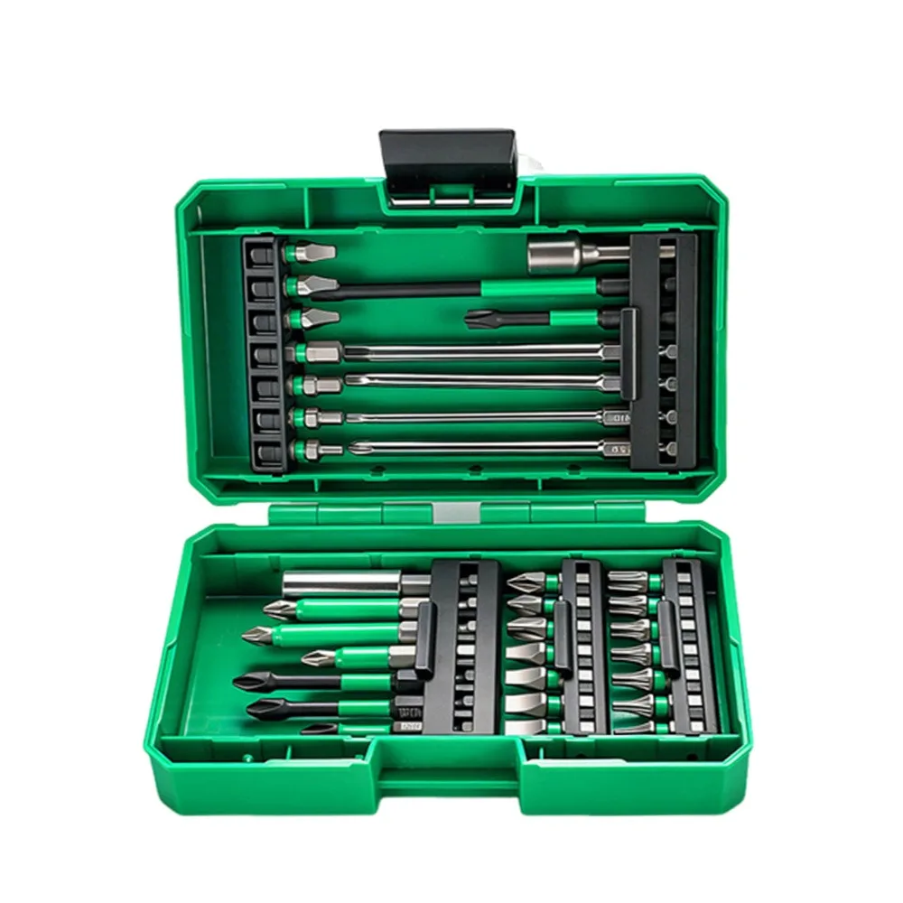 

27/35/39Pcs Phillips Bits Drill Bits Set Hexagon Bits Hole Bit Screwdriver Bits Set Storage Case Heavy Duty Impact Driver Bits