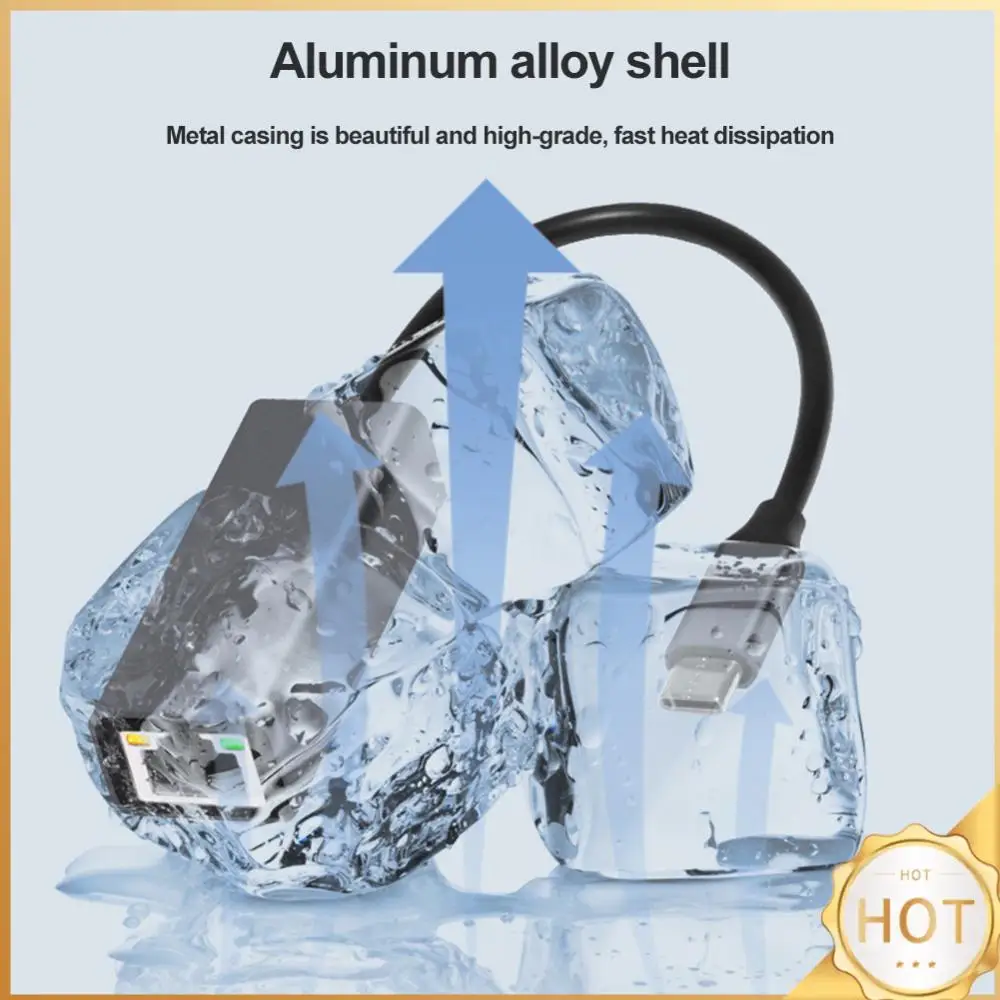 

Адаптер Type-C к RJ45 Gigabit Ethernet Type-C к Ethernet 10/100/1000 Мбит/с USB сетевая карта из алюминиевого сплава для ПК, ноутбука, планшета
