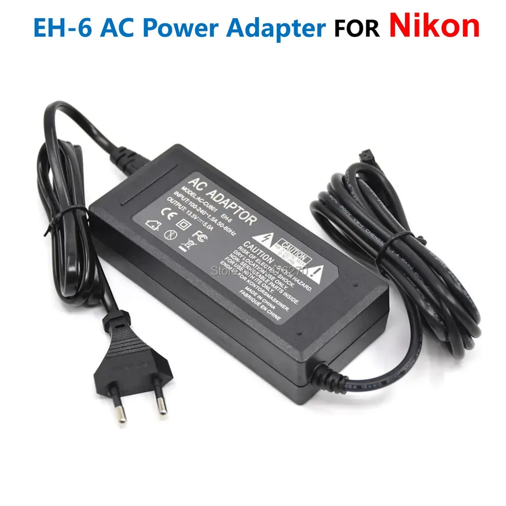 

EH-6 EH6 EH 6 AC Power Adapter Charger Supply For Nikon D2H D2Hs D2X D2Xs D3 D3S D3X D200 5A Digital Camreas