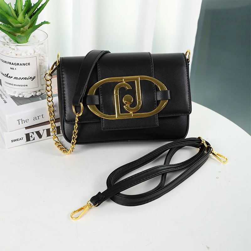 New Handbags For Women Metal Buckle Flap Square Shoulder Bags Fashion 2024 Ladies Messenger Bags Females Casual Commute Bags