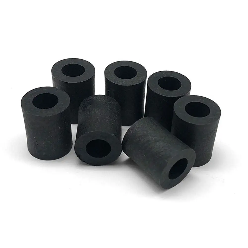 10Pcs/Pack New Non-Threaded ABS Spacer TV Install Column Pillar M3-M10 Hollow Standoff Round Black Nylon Washer
