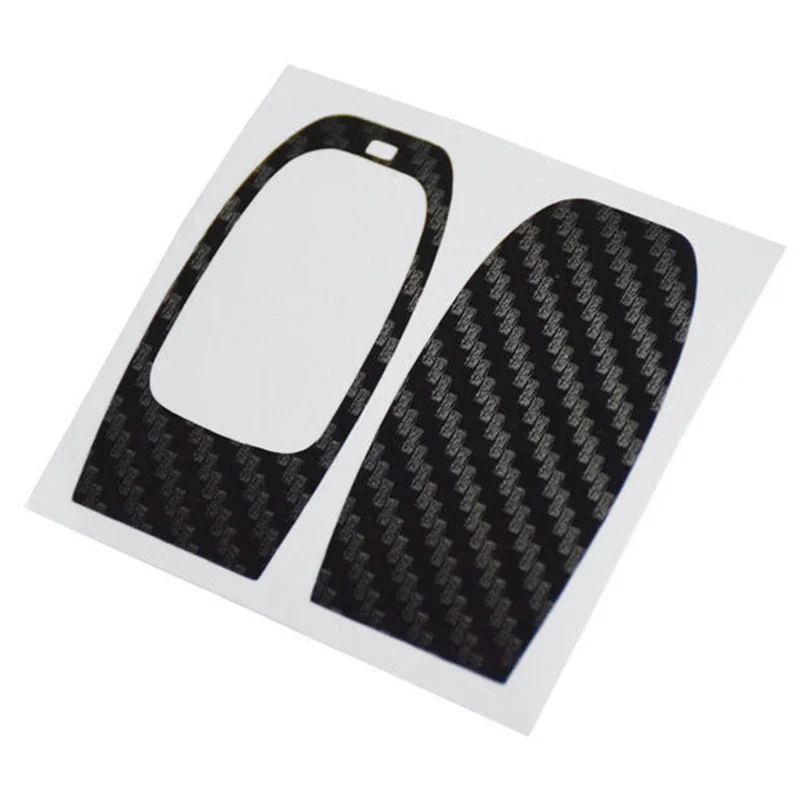1Pc Carbon Fiber Car Key Protection Stickers Smart Key Refitting Decoration Sticker For Audi A4 A6 RS4 A5 A7 A8 S5 RS5 Q5 S5 S6
