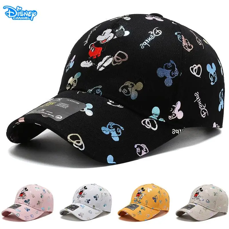 Neue Disney Kind Kappe Spiderman Druck Baby Hut Mickey Maus Einstellbare Boy Baseball Kappe Baumwolle Sommer Visier Hip Hop Hut kinder Geschenk