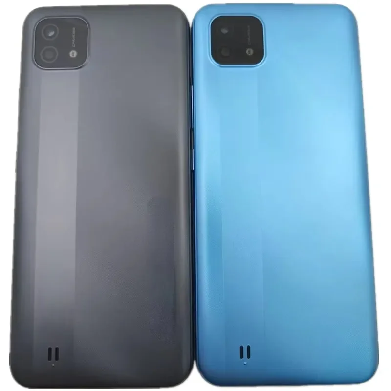 

Battery back cover for Oppo realme C11 2021 rmx3231 back rear door housing case with camera lens side button