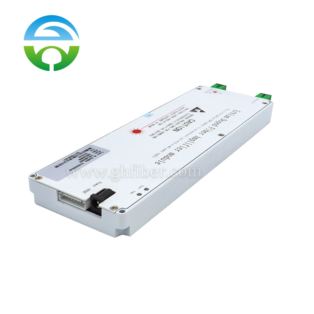 1550nm CATV Erbi Pha Tạp Sợi Amplifer EDFA Module 23dbm Cung Cấp Điện