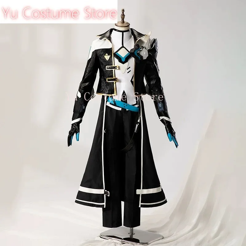 Yu Costume Anime Honkai Impact 3rd Kevin Kaslana Engraving Game Suit Handsome Uniform Cosplay Costume Halloween Party Outfit Men