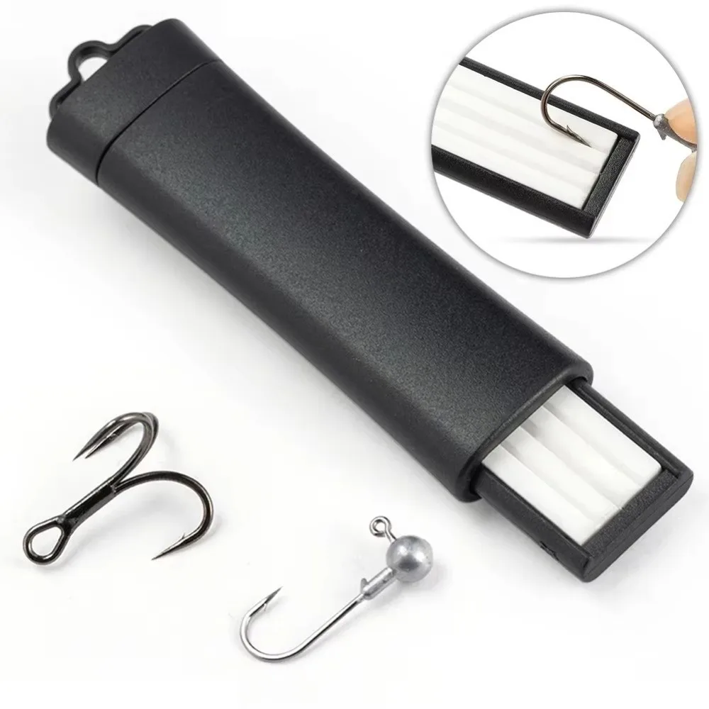 Portable Design Fishing Hook Sharpener Telescopic Function Sharpening Tool Portable Hook Sharpener Pocket Size Mini Size