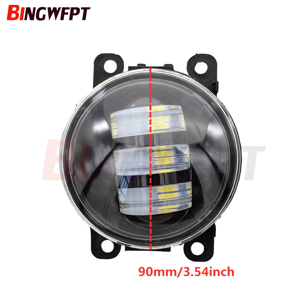 1 زوج LED الضباب ضوء مصباح المصد الأمامي ضوء لسوبارو XV Crosstrek 2013-2015 لسوبارو فورستر 2013 2014 2015 2016 2017