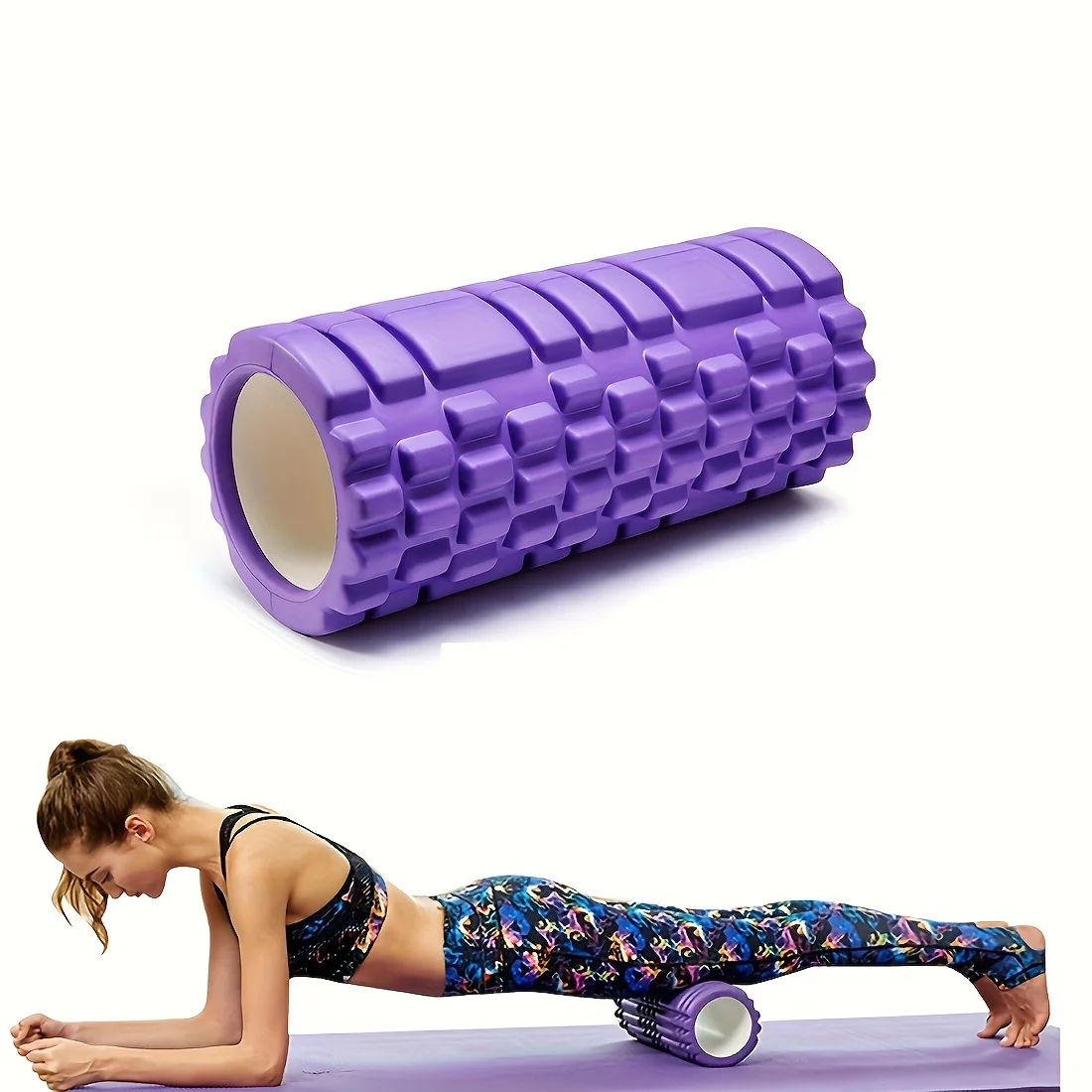 Foam Roller Yoga-Säule Fitness Yoga EVA-Schaumstoffrolle Yoga-Stab Tiefengewebe-Massagerolle, Geeignet für Rücken/Taille/Beinmuskulatur – Detail 10