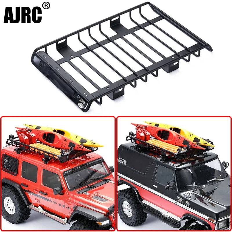 Roof Luggage Frame/cargo Basket Luggage Rack/metal Luggage Rack For 1/10 Rc Climbing Car Traxxas Trx4 Trx6 Axial Scx10 Yikong