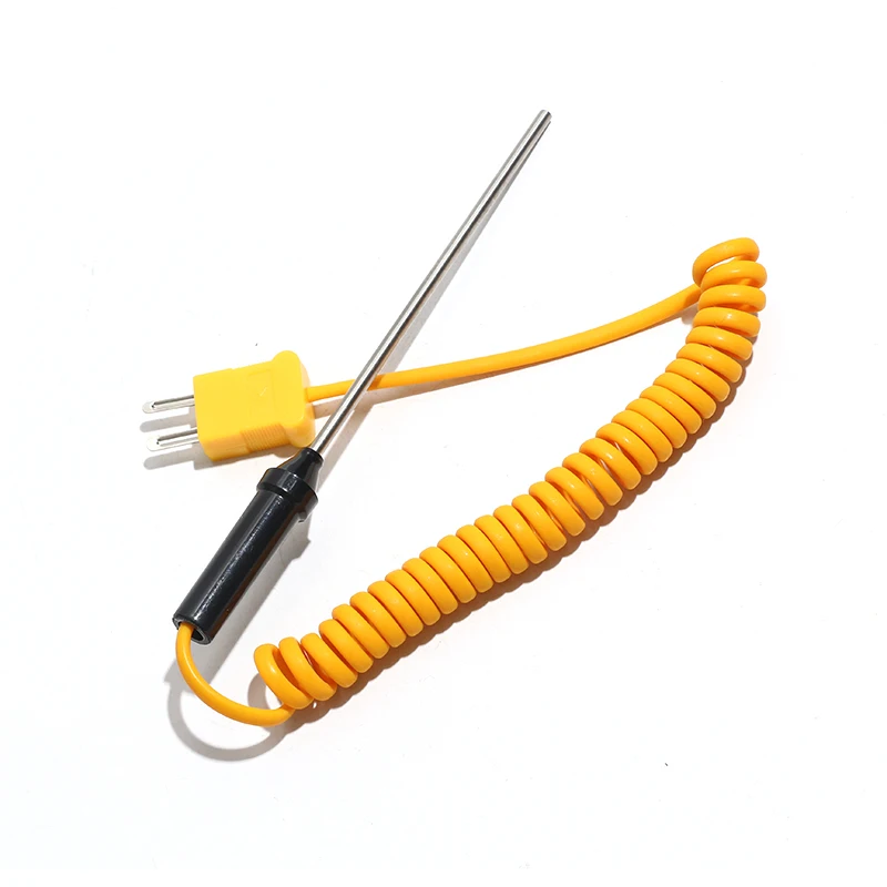2 Buah Sensor Kawat Pengontrol Suhu Probe Baja Tahan Karat Termokopel Tipe K 100/150/200/300Mm Sensor Suhu