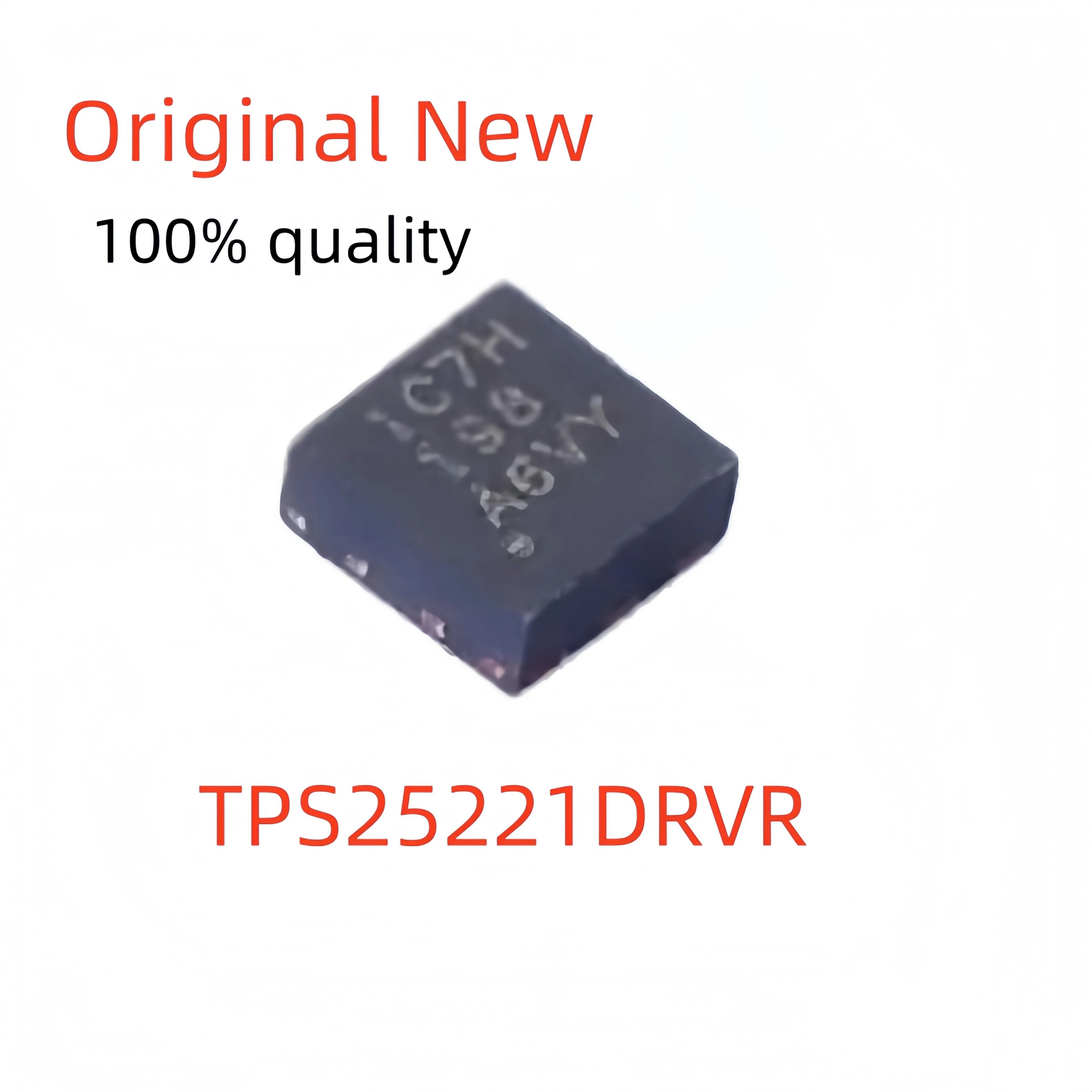 100%NewTPS25221DRVR 2.5Vto 5.5V 2A USB Power Switch IC 70mΩ WSON-6-EP(2x2) Current Limited Switch with Reverse Blocking Function