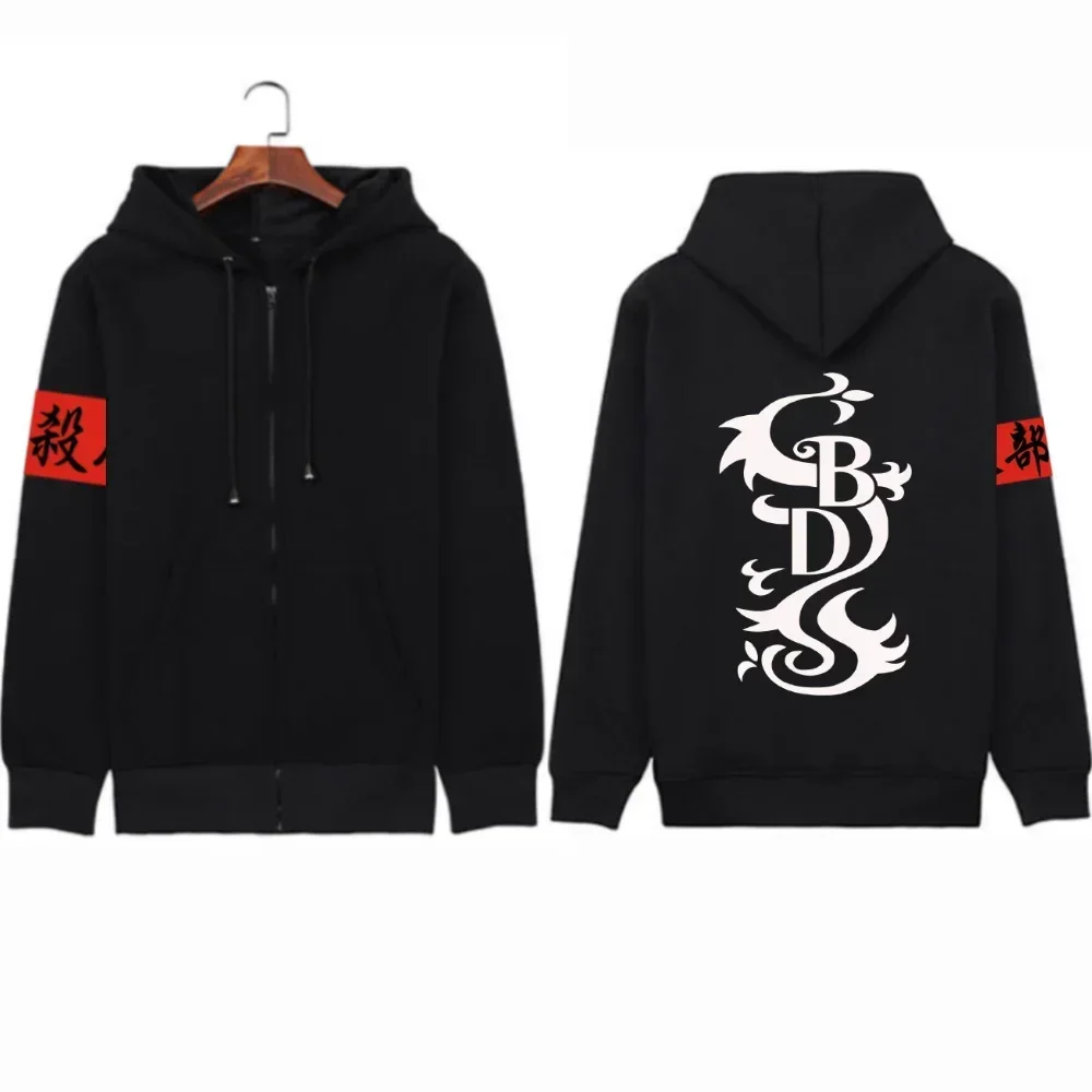 Anime Zipper Jackets Tokyo Revengers Jacket Duplex Printing Long Sleeve Hoodie Fashion Zipup Pullovers Unisex Y2k Sweatshirts