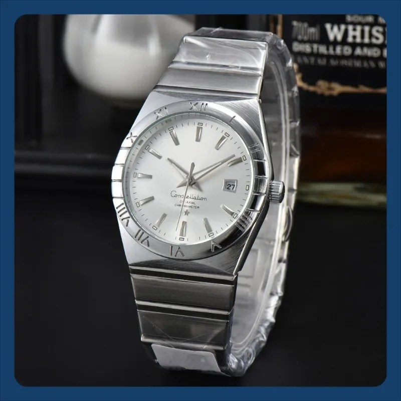 Luxury Lady Watch Constellation Fashion Couple Watch Calendar Roman Numerals Bezel 38mm Dial Men's and Women's Quartz Watch