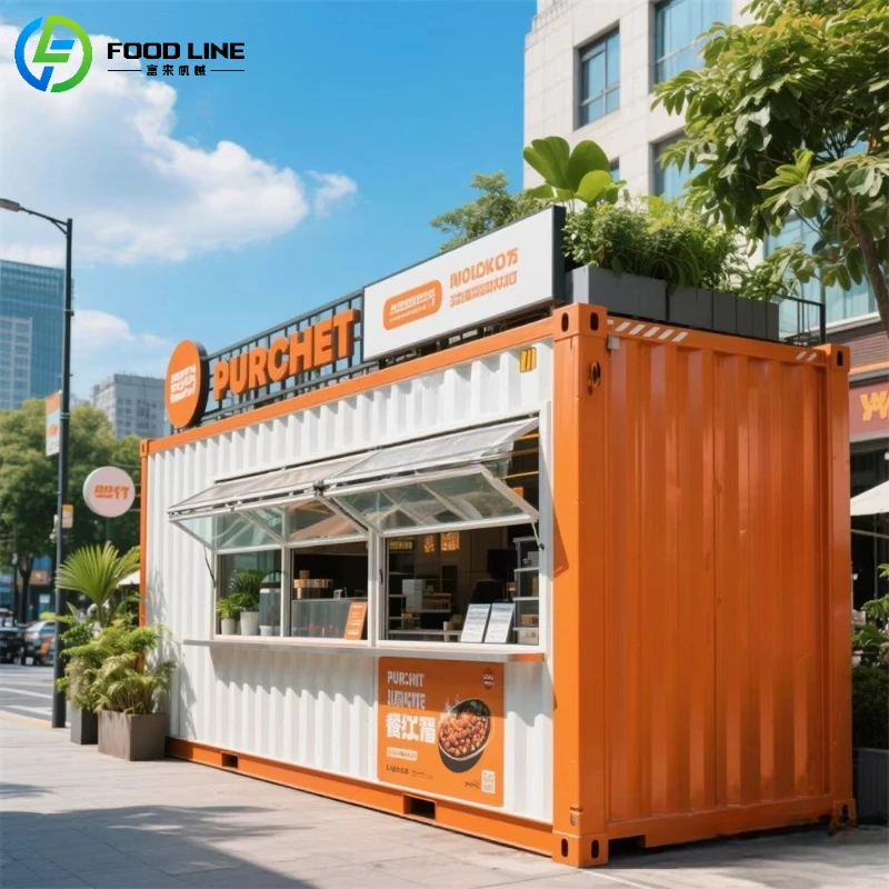 

Customized Fully Catering Equipped Food Truck Hot Dog Food Cart USA Food Trailer with Full Restaurant Kitchen Equipment
