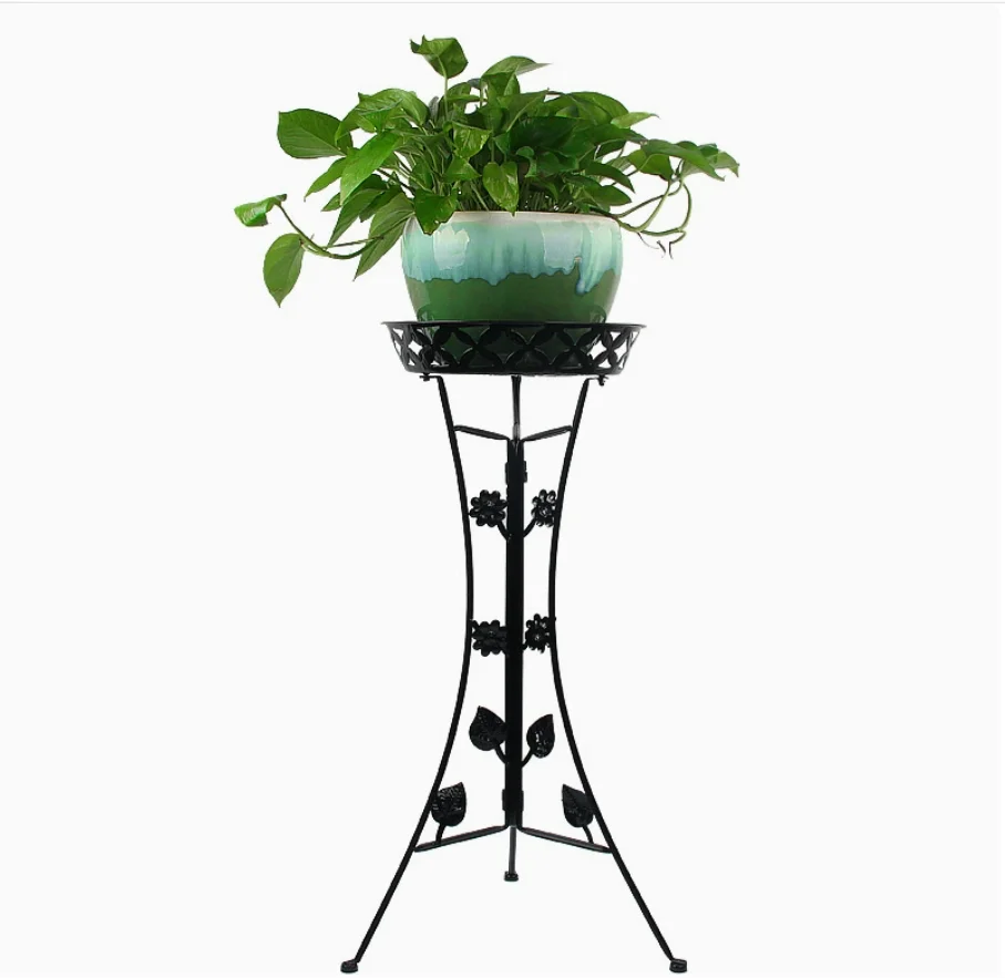 Plant Stand Indoor Flower Rack Storage Racks Home Office Living Room Balcony Iron European Bonsai Shelf Flower Pot Rack