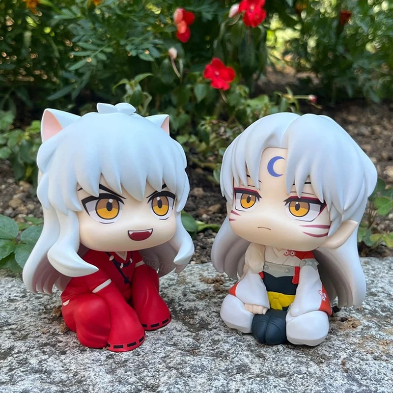 Figurine d'Action Sengoku Otogizoushi: InuYasha, Figurine Sesshoumaru, Figurine Higurashi Kagome, Modèle de Poupée Jouet 9cm