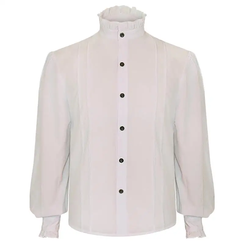 

Men's Pirate irt St Victorian Folded loween Performance Costume Wide Fit Thiened Autumn Winter Faion No Brand