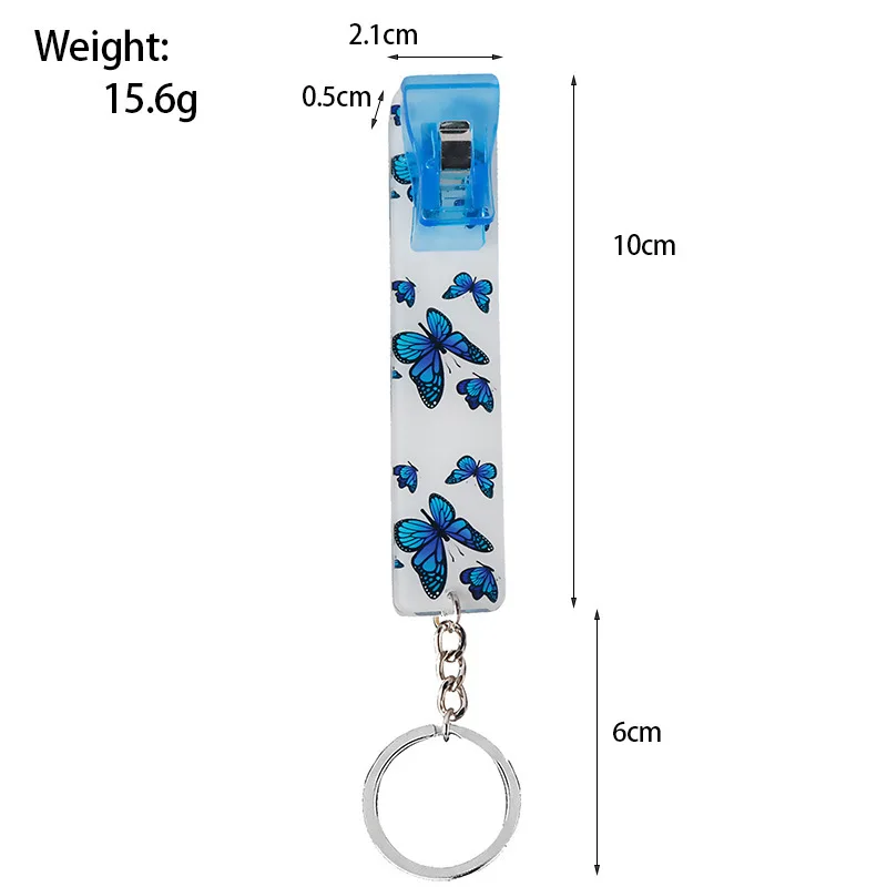 Long Nails Credit Card Puller Keychain Acrylic Card Grabber Key Chain Social Distancing Touchless Tool Multifunctional