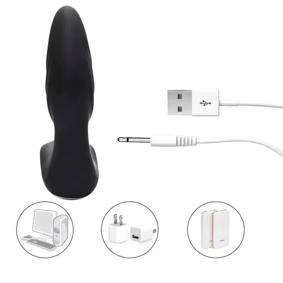 Male Sex Stimulator Anal Plug Vibrator Adult Sex Toys Silicone Prostate Massage Wireless Remote Control Butt Plug Toy view 5