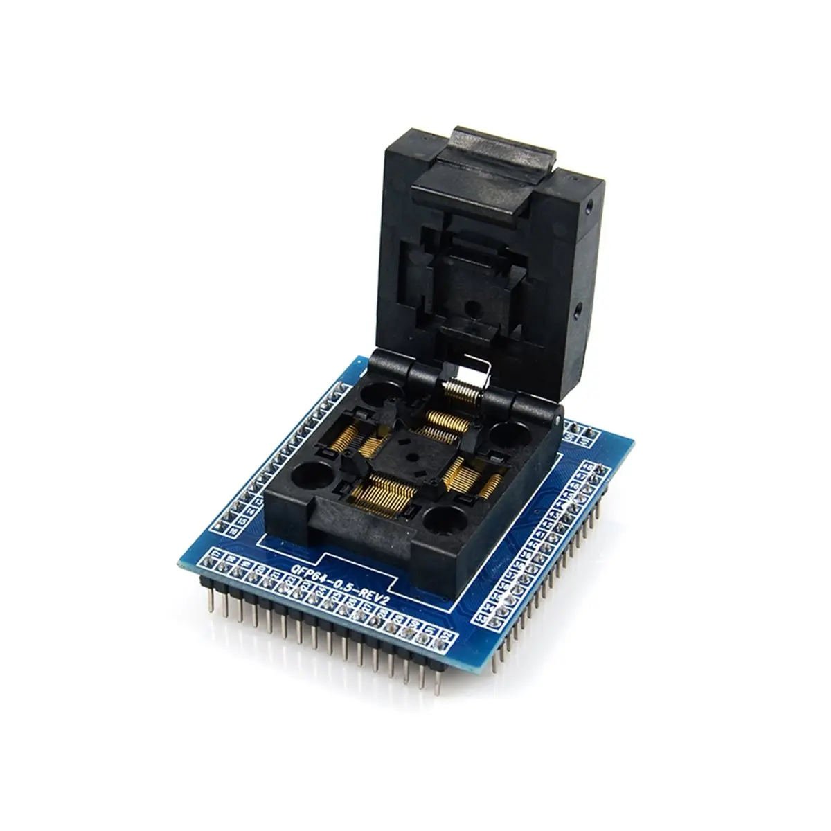 Test Socket Programming Adapter Conversion Block for 0.5mm QFP64 TQFP64 LQFP64 IC Programmer Adapters