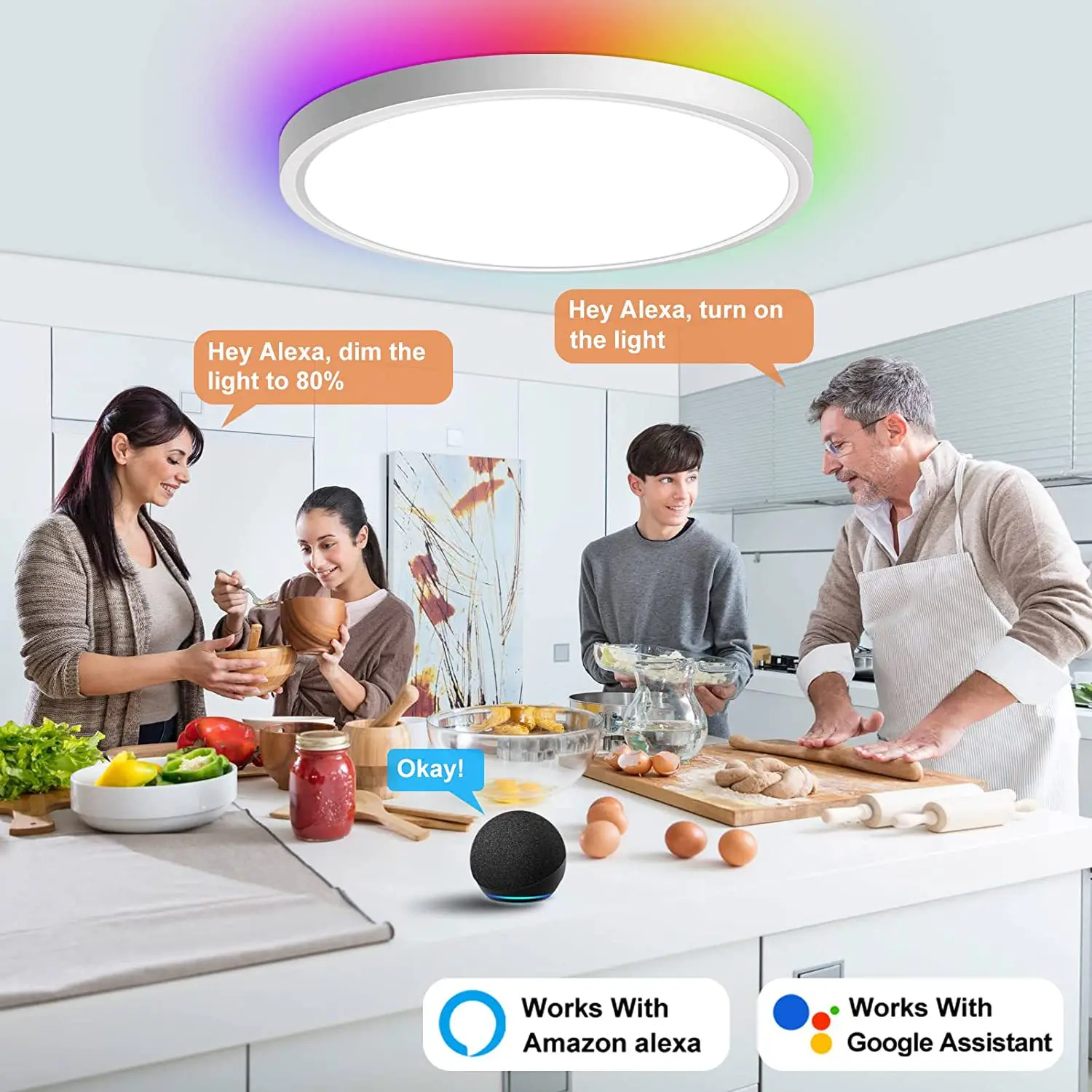 

Ультратонкий потолочный светильник с молочно-белым плафоном, современный, простой, для гостиной, спальни, минималистичный, круглый, для помещений, для балкона