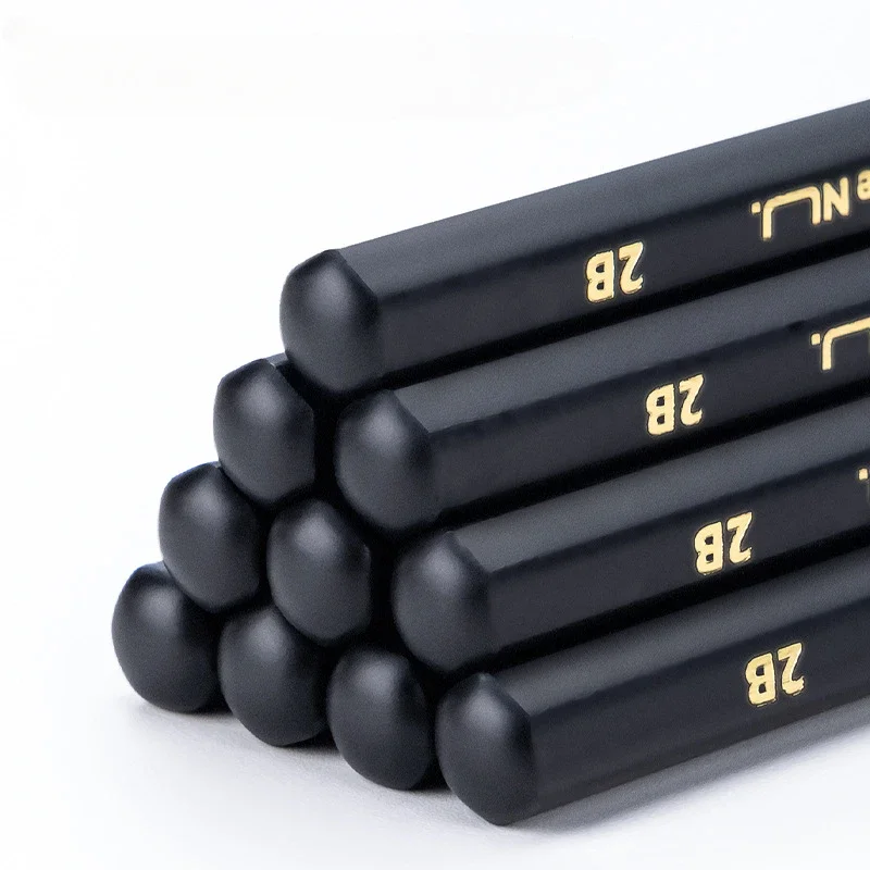 Deli Stationery 10 Pieces/box NUSIGN Pencil NS722-2B Blackwood Hexagonal Pencil Kindergarten Elementary School Students