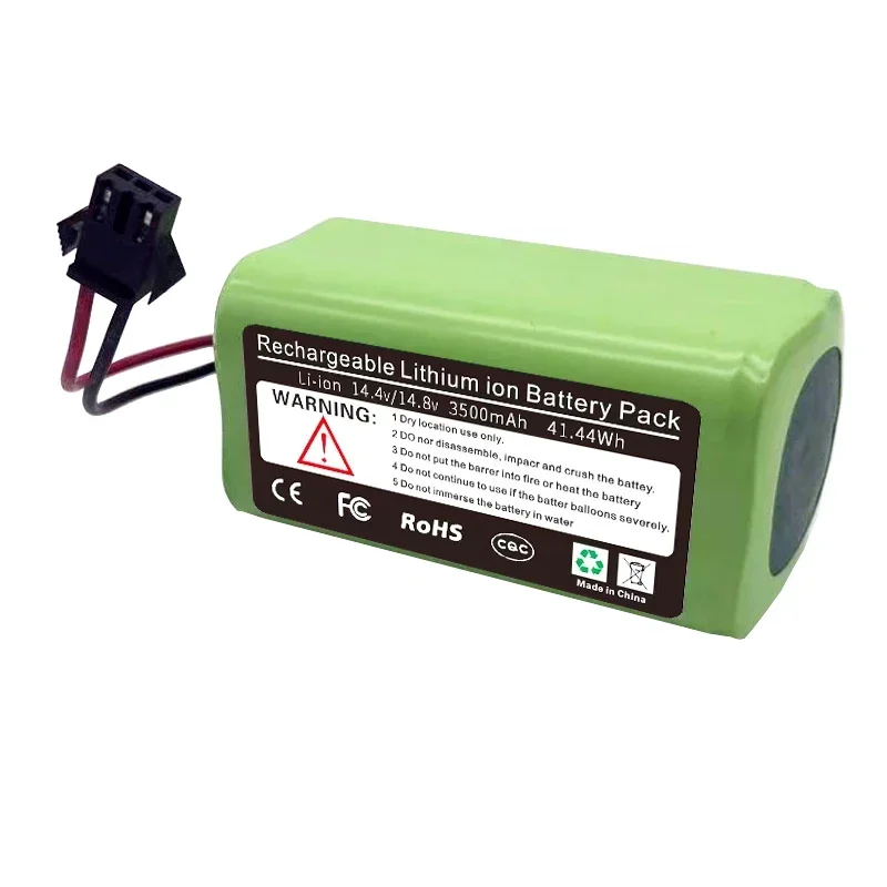 14.4V 3500mAh Rechargeable Battery For IKOHS Netbot S14 S15 Robot Vacuum Cleaner Accessories Parts