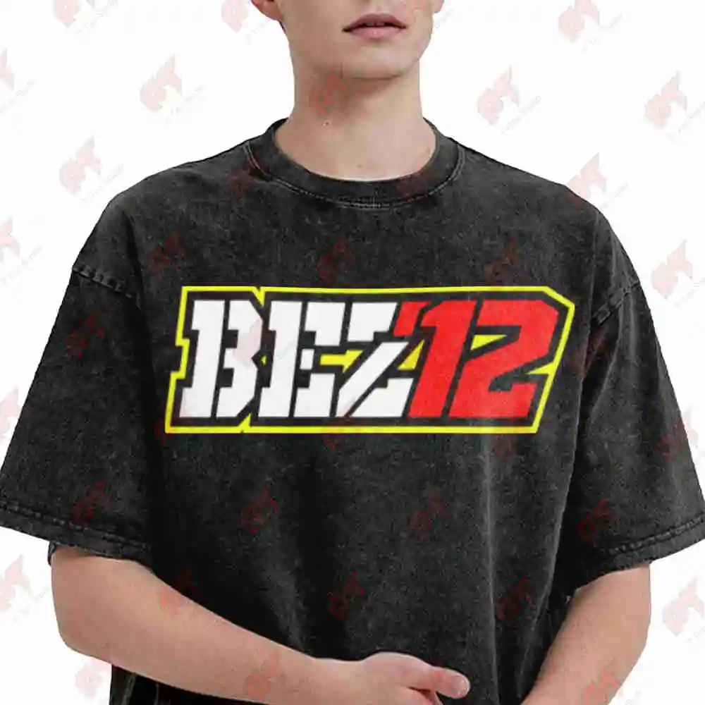 Marco Bezzecchi 72 Vintage Washed Tee Pure Cotton T-Shirt