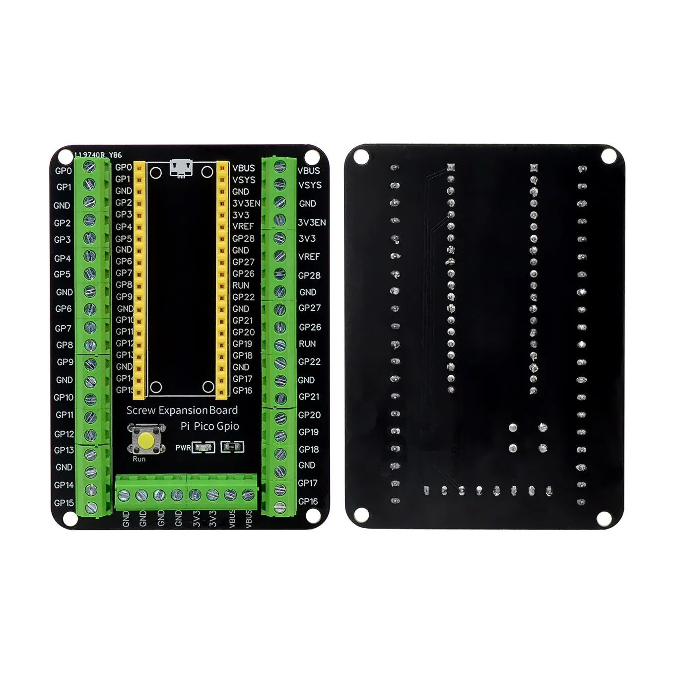Raspberry Pi Pico Expansion Board GPIO Breakout Extension Adapter Onboard Male and Female Pins for image 4
