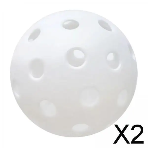 2X Luminous Pickleball Ball Competition Ball 74mm Standard for Outdoor Courts