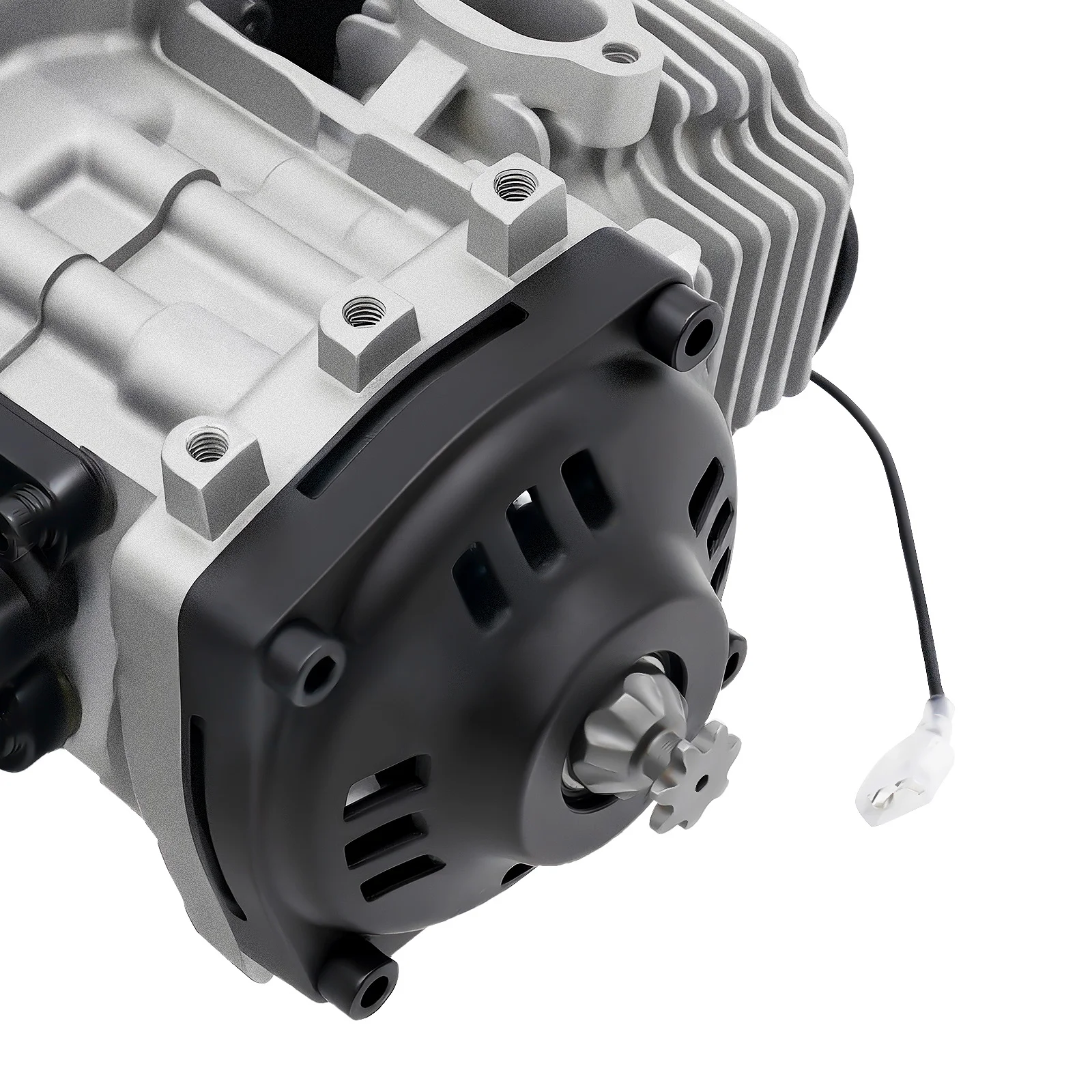 محرك 49cc للدراجة الترابية دراجة الجيب المتقاطعة عالية الطاقة 3PS 2-السكتة الدماغية اسطوانة واحدة تبريد الهواء مع كاتب سحبت يدويًا