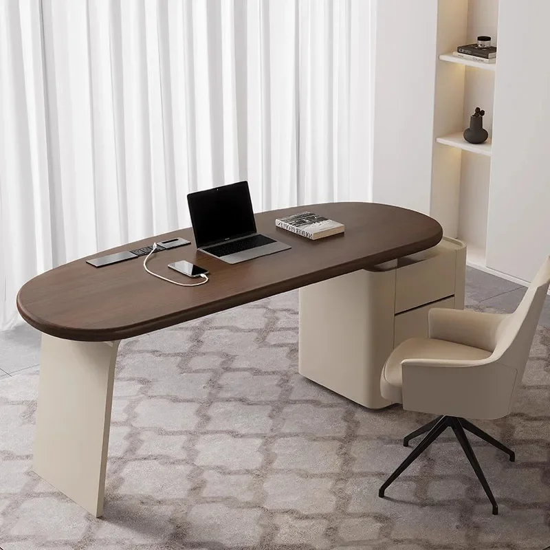 

Workshop Table Furniture Room Office Desks Offer Automatic Desk White Computer Study Organizer Multifunctional Simple Reading Tv