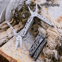 Nextool EDC Keychain Multitool 10 in 1 Mini Flagship Pocket Knife Multi Tool with Needlenose Pliers Scissors Outdoor Hand Tool