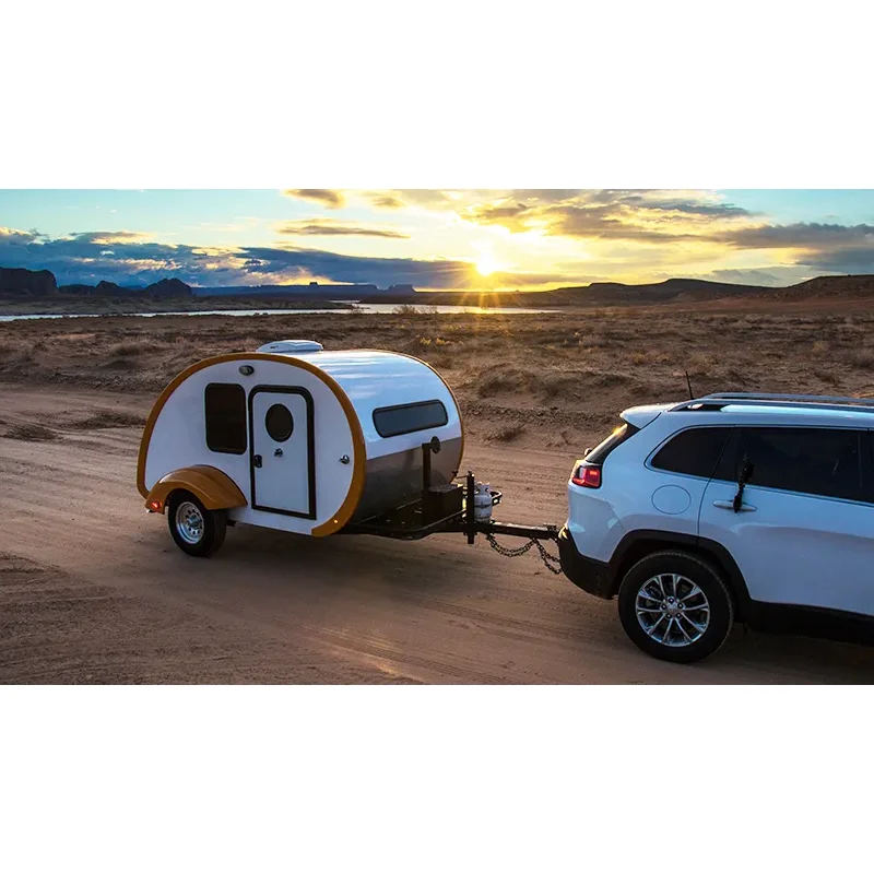 Teardrop Trailer Camper Offroad Mini Teardrop Camper Caravans Outdoor Small Luxury Rv Camper Off-road Travel Trailer