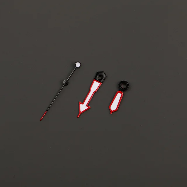 High Quality Black Silver Red Stainless Steel Green Luminous Watch Hand Fit For SKX007 6105 Tuna NH35 NH36 Automatic Movement