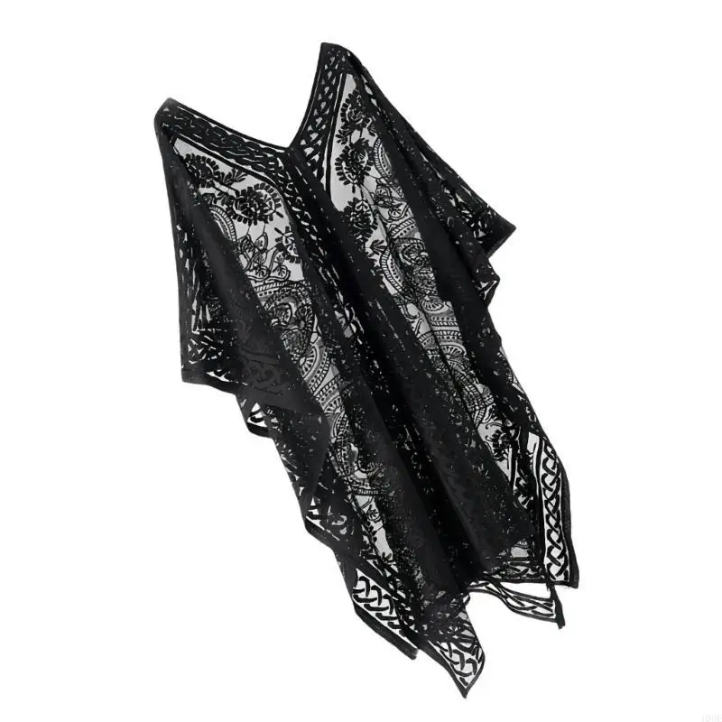Stylish Beach Coverup for Women See Through Sheer Bathing Suit Coverup Lace Sheer Swimsuit Coverup for Beach Parties 