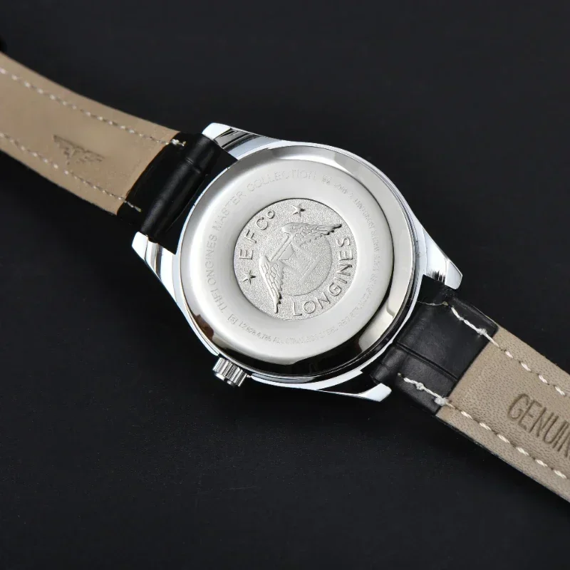 2025 Luxury Men's Watch Round Waterproof Luminous Military Style Men's Watch Genuine Leather Belt Quartz Watch