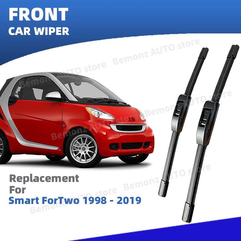 Pióro wycieraczki przedniej szyby LHD do Smart ForTwo 450 451 453 1998-2019 2 szt. szczotek przedniej szyby Akcesoria 2004 2008 2014 2018